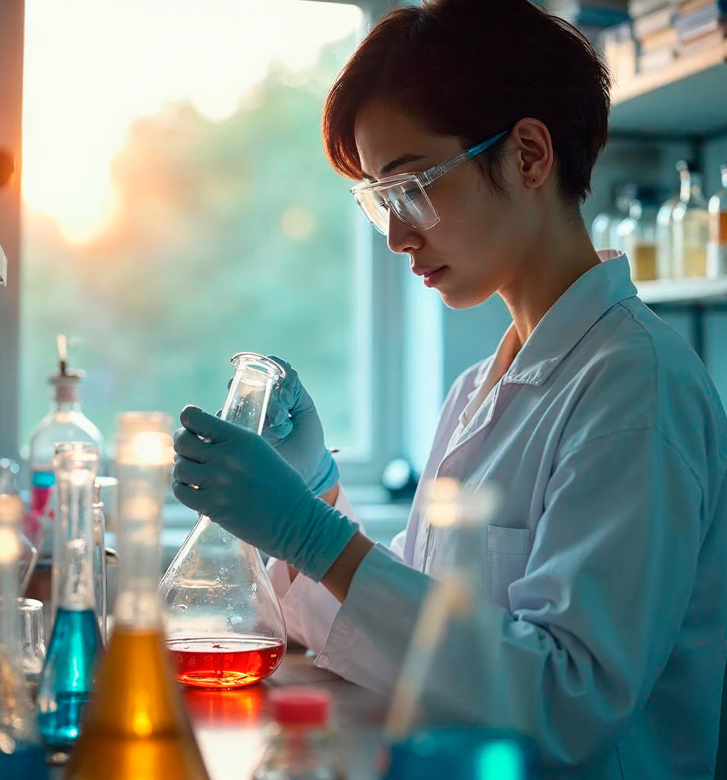 ARL chemist working in a lab